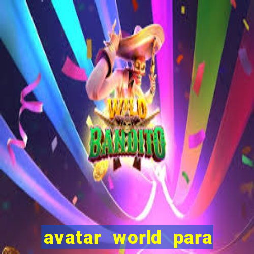 avatar world para colorir e imprimir